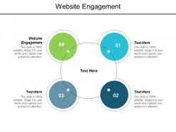 Website engagement ppt powerpoint presentation layouts show cpb