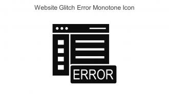 Website Glitch Error Monotone Icon In Powerpoint Pptx Png And Editable Eps Format