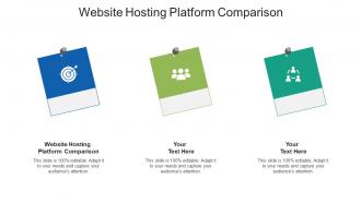 Website hosting platform comparison ppt powerpoint presentation pictures cpb