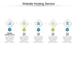 Website hosting service ppt powerpoint presentation infographics icon cpb