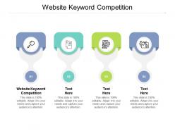 Website keyword competition ppt powerpoint presentation pictures layouts cpb