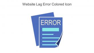 Website Lag Error Colored Icon In Powerpoint Pptx Png And Editable Eps Format