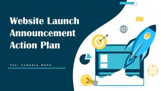 Website Launch Announcement Action Plan Powerpoint Presentation Slides