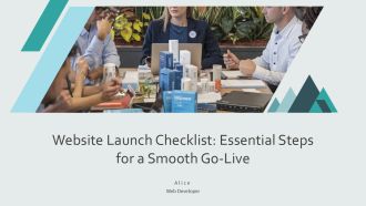 Website Launch Checklist Essential Steps For A Smooth Go Live PPT Structure AT