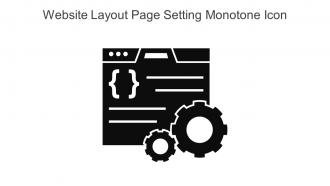 Website Layout Page Setting Monotone Icon In Powerpoint Pptx Png And Editable Eps Format