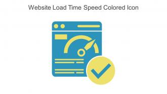 Website Load Time Speed Colored Icon In Powerpoint Pptx Png And Editable Eps Format