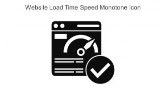 Website Load Time Speed Monotone Icon In Powerpoint Pptx Png And Editable Eps Format