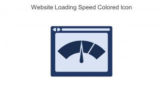Website Loading Speed Colored Icon In Powerpoint Pptx Png And Editable Eps Format