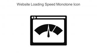 Website Loading Speed Monotone Icon In Powerpoint Pptx Png And Editable Eps Format