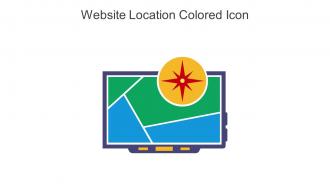 Website Location Colored Icon In Powerpoint Pptx Png And Editable Eps Format