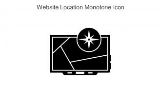Website Location Monotone Icon In Powerpoint Pptx Png And Editable Eps Format