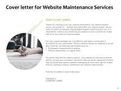 Website Maintenance Service Proposal Powerpoint Presentation Slides