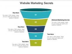 Website marketing secrets ppt powerpoint presentation infographics icons cpb