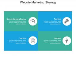 Website marketing strategy ppt powerpoint presentation summary show cpb