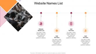 Website Names List In Powerpoint And Google Slides Cpb