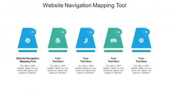 Website navigation mapping tool ppt powerpoint presentation gallery templates cpb
