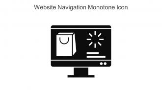 Website Navigation Monotone Icon In Powerpoint Pptx Png And Editable Eps Format