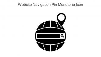 Website Navigation Pin Monotone Icon In Powerpoint Pptx Png And Editable Eps Format