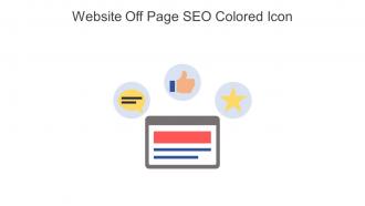 Website Off Page SEO Colored Icon In Powerpoint Pptx Png And Editable Eps Format