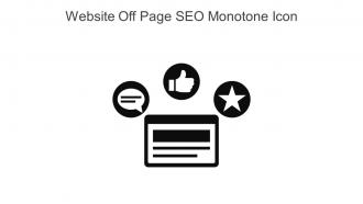 Website Off Page SEO Monotone Icon In Powerpoint Pptx Png And Editable Eps Format