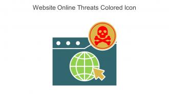 Website Online Threats Colored Icon In Powerpoint Pptx Png And Editable Eps Format