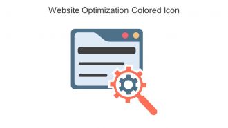 Website Optimization Colored Icon In Powerpoint Pptx Png And Editable Eps Format