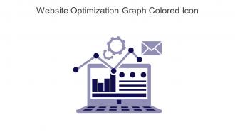 Website Optimization Graph Colored Icon In Powerpoint Pptx Png And Editable Eps Format