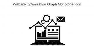 Website Optimization Graph Monotone Icon In Powerpoint Pptx Png And Editable Eps Format