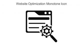 Website Optimization Monotone Icon In Powerpoint Pptx Png And Editable Eps Format