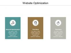 Website optimization ppt powerpoint presentation infographic template format ideas cpb