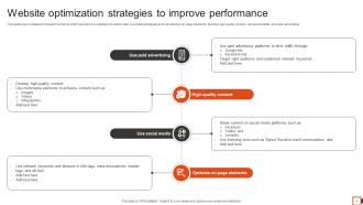 Website Optimization Strategies To Improve Conversion Rates Powerpoint Ppt Template Bundles DK MM Idea Content Ready