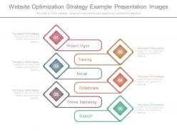 Website Optimization Strategy Example Presentation Images