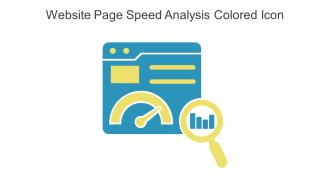 Website Page Speed Analysis Colored Icon In Powerpoint Pptx Png And Editable Eps Format