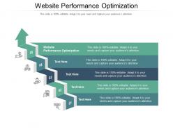 Website performance optimization ppt powerpoint presentation layouts design ideas cpb