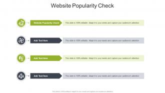 Website Popularity Check In Powerpoint And Google Slides Cpb