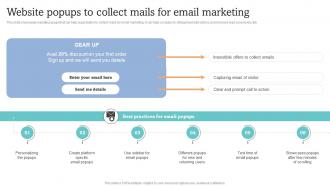 Website Popups To Collect Mails For Email Marketing How To Increase Ecommerce Website