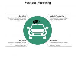 Website positioning ppt powerpoint presentation inspiration mockup cpb