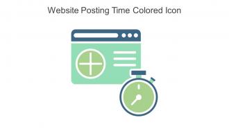 Website Posting Time Colored Icon In Powerpoint Pptx Png And Editable Eps Format