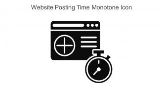 Website Posting Time Monotone Icon In Powerpoint Pptx Png And Editable Eps Format