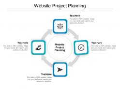 Website project planning ppt powerpoint presentation pictures slides cpb