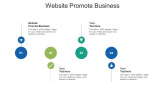 Website promote business ppt powerpoint presentation show layouts cpb