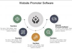 Website promoter software ppt powerpoint presentation icon template cpb