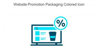 Website Promotion Packaging Colored Icon In Powerpoint Pptx Png And Editable Eps Format