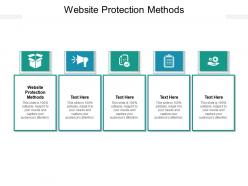 Website protection methods ppt powerpoint presentation pictures example introduction cpb