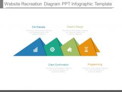 Website recreation diagram ppt infographic template