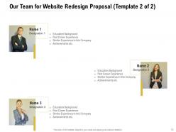 Website Redesign Proposal Powerpoint Presentation Slides