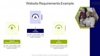 Website Requirements Example In Powerpoint And Google Slides Cpb