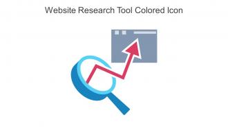 Website Research Tool Colored Icon In Powerpoint Pptx Png And Editable Eps Format