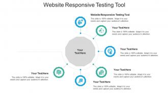 Website responsive testing tool ppt powerpoint presentation infographics example cpb
