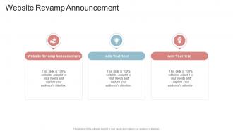 Website Revamp Announcement In Powerpoint And Google Slides Cpb